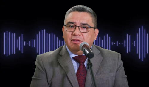 Audio atribuído a Santiváñez tuvo aval de peritos oficiales | Composición: LR. Audio atribuído a Santiváñez tuvo aval de peritos oficiales