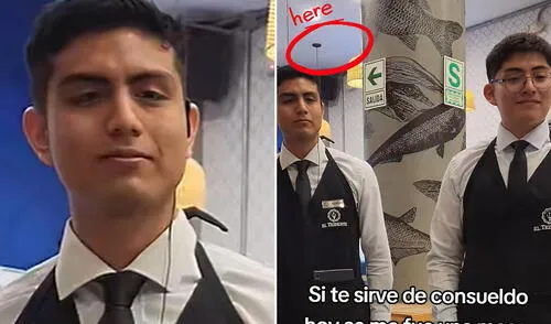 Mozo peruano se vuelve viral en TikTok por error al cobrar cuenta de cliente.