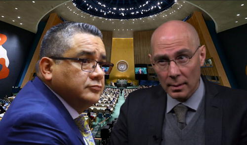 Santiváñez participó en la sesión del Consejo de Naciones Unidas donde Volker Turk, Alto Comisionado de la ONU, criticó la Ley de Amnistía