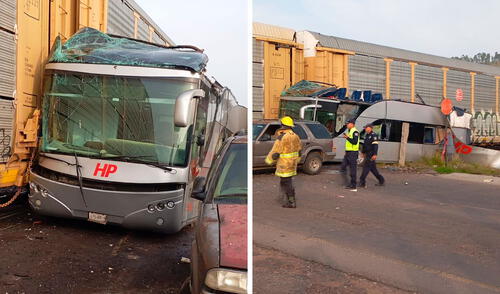 Tren arrolla autobús en México dejando al menos 10 muertos y 46 personas heridas: vehículo era de dos pisos