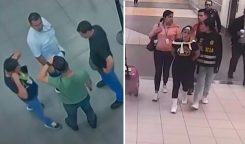 Dos efectivos policiales estarían involucrados en la red de narcotráfico en el aeropuerto internacional Jorge Chávez. Foto: Composición LR/PuntoFinal Dos efectivos policiales estarían involucrados en la red de narcotráfico en el aeropuerto internacional Jorge Chávez. Foto: Composición LR/PuntoFinal