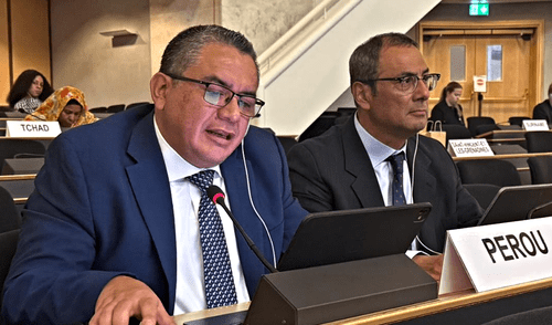Juan José Santiváñez justifica ley de amnistía. Foto: difusión Juan José Santiváñez | ONU | Ley de Amnistía