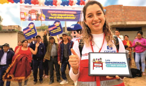 Cofopri anunció el cronograma de empadronamiento de lotes para familias peruanas a nivel nacional durante septiembre de 2025.