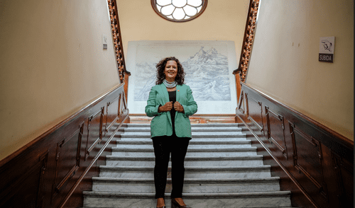 Cristina Fuentes La Roche. Foto: John Reyes. Cristina Fuentes La Roche. Foto: John Reyes.