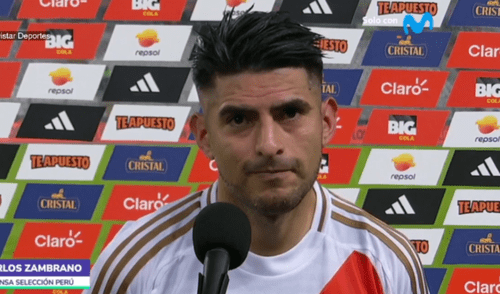 Carlos Zambrano reflexiona tras la derrota ante Paraguay por Eliminatorias. Foto: Movistar Deportes Carlos Zambrano reflexiona tras la derrota ante Paraguay por Eliminatorias