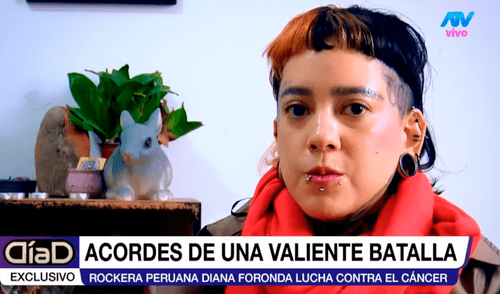 Diana Foronda, ícono del heavy metal, conmueve al hablar de su lucha contra el cáncer y su deseo de vivir