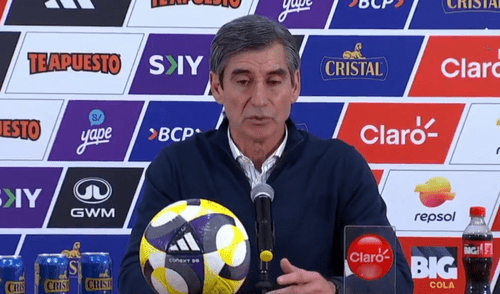 El técnico de Perú se pronunció tras perder ante Paraguay en el Nacional. Foto: Movistar Deportes El técnico de Perú se pronunció tras perder ante Paraguay en el Nacional.