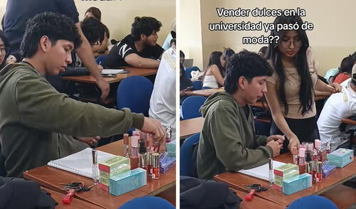 Estudiante de Ecuador se convierte en sensación de TikTok al vender maquillaje en clase