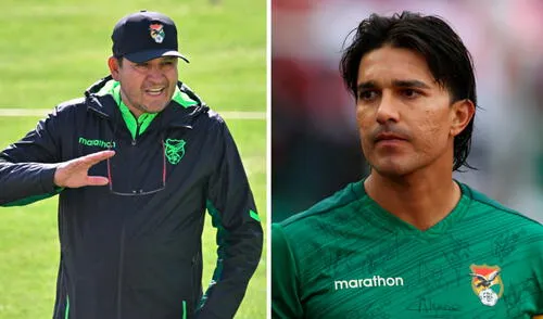 Óscar Villegas llegó a la selección boliviana cuando Marcelo Martins ya se había retirado. Foto: composición de LR/FBF/AFP