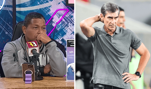 Juan Jayo fue criticó con el trabajo de Óscar Ibáñez tras la derrota de Perú. Foto: composición LR/captura de Estadio Fútbol/difusión