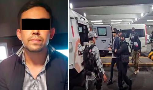 Álvarez fue puesto a disposición del ministerio público federal para determinar su situación jurídica. Foto: Ejército Mexicano