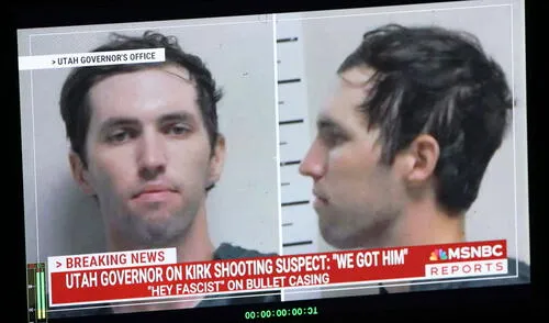 El asesino de Charlie Kirk se entregó a la policía por sugerencia de un familiar. El asesino de Charlie Kirk se entregó a la policía por sugerencia de un familiar. Foto: AFP