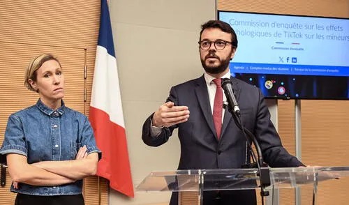 Un portavoz de TikTok rechazó la "presentación engañosa" de la comisión parlamentaria. Foto: AFP