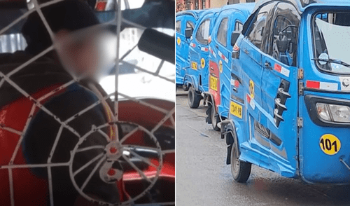Extorsionadores suben a mototaxi y se graban amenazando a chofer
