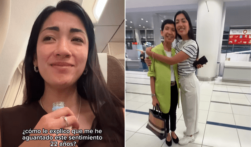 Brenda Matos se reencontró con su madre en Japón tras 22 años. Foto: Composición LR/Instagram. Brenda Matos se reencontró con su madre en Japón tras 22 años.
