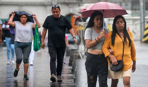Persistirán lluvias y neblina en Lima durante las mañanas este fin de semana, según pronóstico del Senamhi