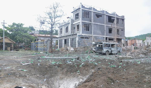 Actualmente, Birmania se encuentra en medio de una intensa guerra civil tras el golpe militar de 2021. Actualmente, Birmania se encuentra en medio de una intensa guerra civil tras el golpe militar de 2021. Foto: AFP/Referencial