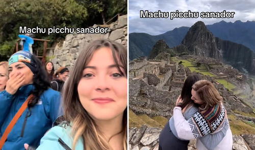 Turista y su madre se conmueven hasta las lágrimas al contemplar la majestuosidad de Machu Picchu