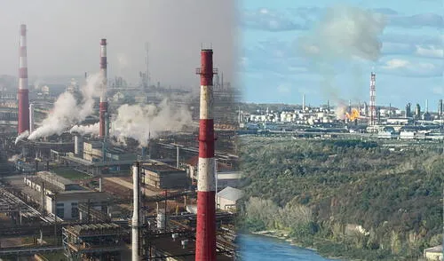 Ucrania atacó la refinería Bashneft en Rusia. Ucrania atacó la refinería Bashneft en Rusia.