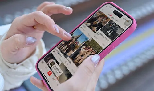 RedNote ganó popularidad en Estados Unidos, luego de que el gobierno bloqueara TikTok. Foto: AFP