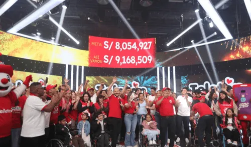 Celebran triunfo al monto logrado en la Teletón 2025.