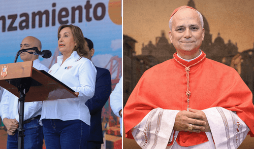 Dina Boluarte, Papa León XIV