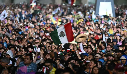 El 16 de setiembre de 2025, México celebra su Independencia con varios eventos masivos. El 16 de setiembre de 2025, México celebra su Independencia con varios eventos masivos. Foto: AFP