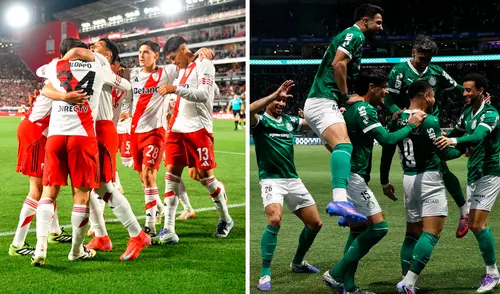 River Plate se enfrentará a Palmeiras por los cuartos de final de la Copa Libertadores. Foto: composición LR/River Plate/Palmeiras
