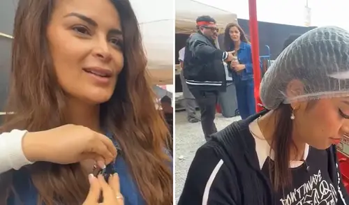 Laura Spoya se olvida del micrófono encendido y revela conversación secreta con Cholo Mena