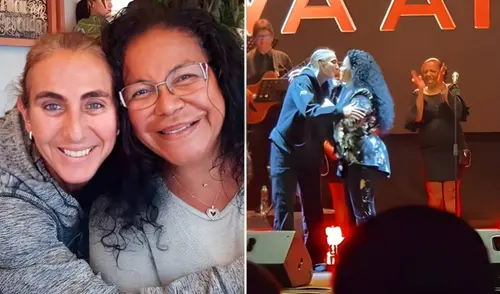 El momento entre Eva Ayllón y Natalia Málaga sucedió durante un reciente concierto de la cantante en Chiclayo.