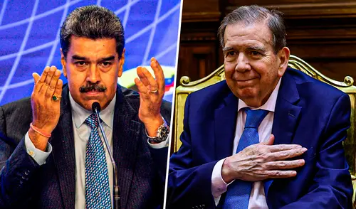Edmundo González denuncia el aislamiento de su yerno en Venezuela. Foto: Composición/LR Edmundo González, Nicolás Maduro