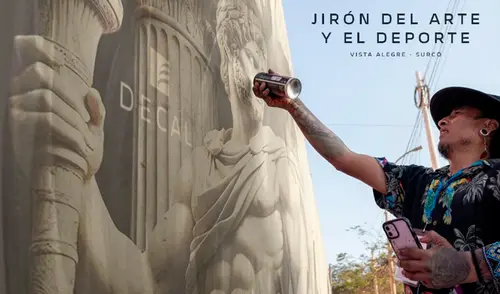 Artistas inauguran el Pasaje Del Arte y el Deporte con mural de más de 300 m2