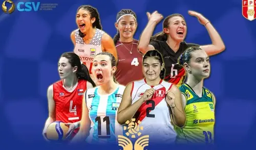 El Sudamericano de Vóley sub-17 otorgó 3 cupos al Mundial de la categoría Foto: FPV