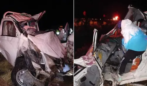 Joven madre muere en accidente en carretera de Puno Joven madre muere en accidente en carretera de Puno