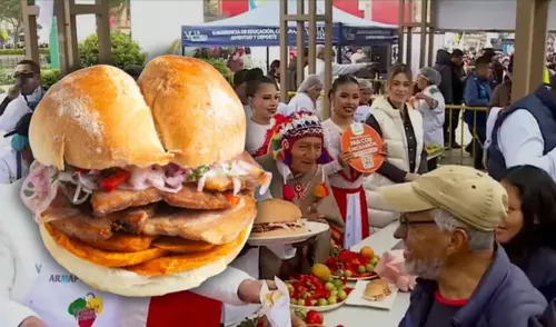 pan con chicharrón gratis en La Victoria
