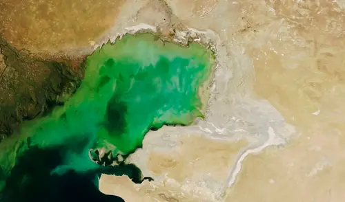 Debido al cambio climático, el mar Caspio enfrenta una inminente sequía. Debido al cambio climático, el mar Caspio enfrenta una inminente sequía.