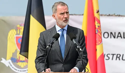 El rey Felipe VI calificó de insoportable la crisis humanitaria que se vive en la Franja de Gaza. El rey Felipe VI calificó de insoportable la crisis humanitaria que se vive en la Franja de Gaza. Foto: AFP