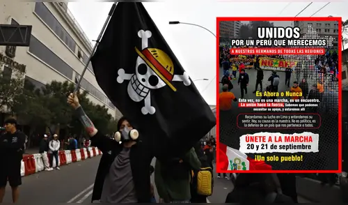 Marcha convocada para el 20 y 21 de setiembre. Foto: composición LR/ Sebastián Blanco Salazar Marcha convocada para el 20 y 21 de setiembre.