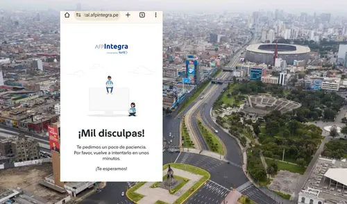 Usuarios reportan caída de páginas de AFP.