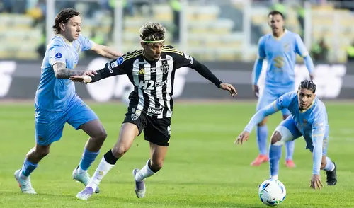 Bolívar jugó como local ante Atlético Mineiro. Foto: Conmebol Sudamericana