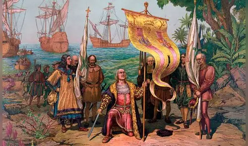 Almirante de la Mar Océana. Título que los Reyes Católicos otorgaron a Cristóbal Colón en las Capitulaciones de Santa Fe de 1492. Imagen: Difusión.