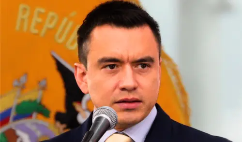 La Constitución vigente fue elaborada durante el gobierno de Rafael Correa. Foto: AFP Daniel Noboa - Ecuador - Asamblea Constituyente