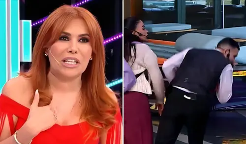 Onelia y Mario recrearon escena de 'Al fondo hay sitio', pero Magaly criticó su performance. Onelia y Mario recrearon escena de 'Al fondo hay sitio', pero Magaly criticó su performance.