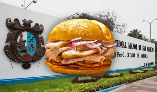 UNMSM, pan con chicharrón, San Marcos