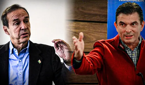 Jorge 'Tuto' Quiroga y Rodrigo Paz se enfrentarán en la segunda vuelta para definir al próximo presidente de Bolivia. Jorge 'Tuto' Quiroga y Rodrigo Paz se enfrentarán en la segunda vuelta para definir al próximo presidente de Bolivia.