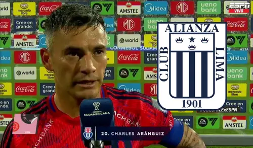 Charles Aránguiz satisfecho pese a empate 0-0 de U. de Chile ante Alianza Lima
