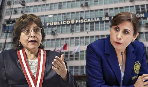 Delia Espinoza señala que buscan colocar a Patricia Benavides. Foto: composición LR Delia Espinoza señala que buscan colocar a Patricia Benavides.