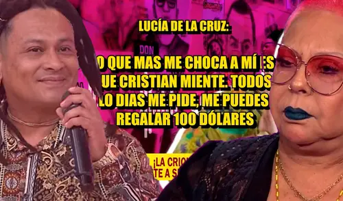 Lucía de la Cruz y su hijo enfrentados por S/8.000.