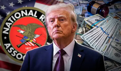 La NRA ha patrocinado varias campañas del Partido Republicano del presidente Donald Trump en Estados Unidos.