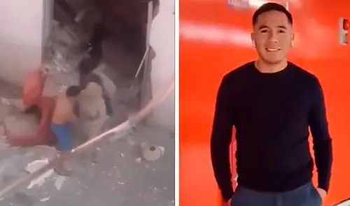 El ciudadano peruano terminó falleciendo durante un derrumbe provocado por una explosión en un bar de España. Foto: Composición LR/América TV